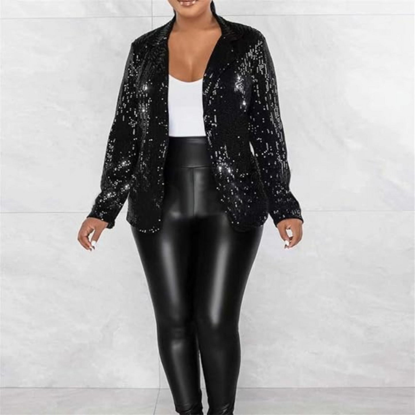 Femmes Blazer Ruché | Paillettes