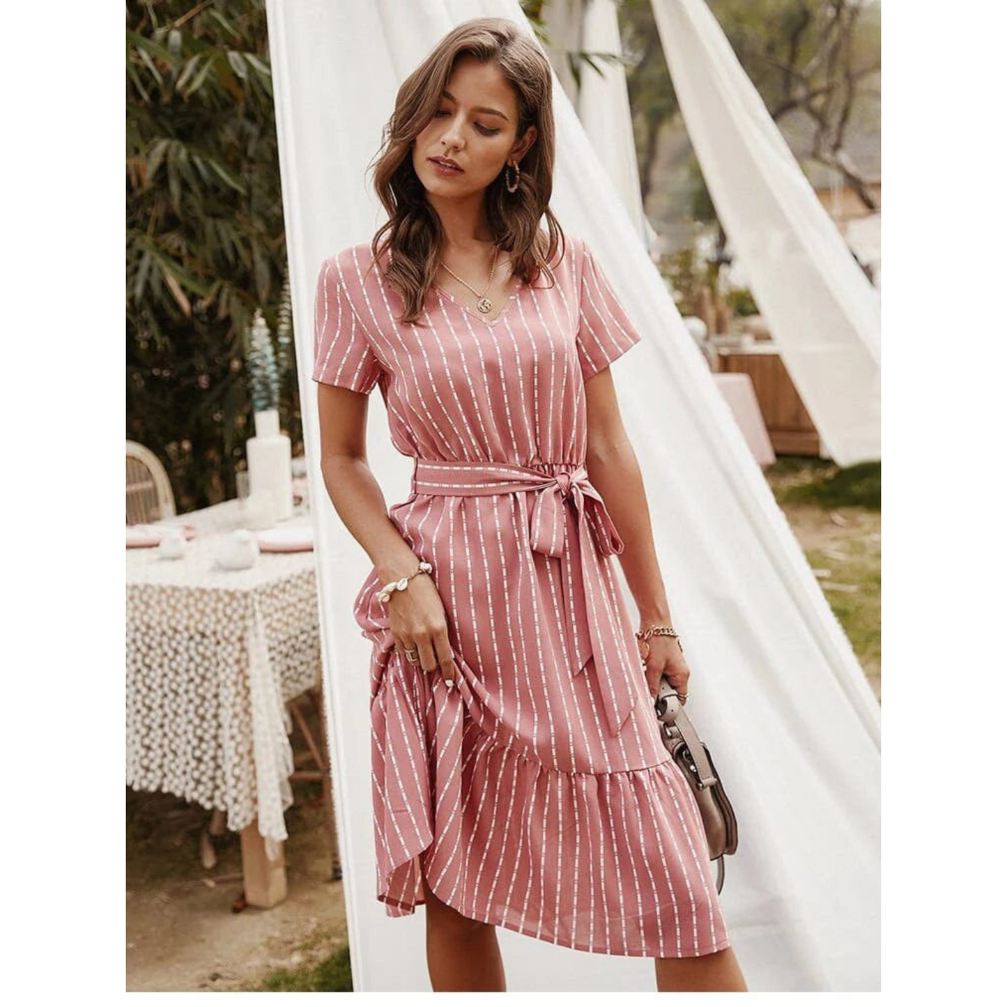 Femmes Robe Courte | Style Boho