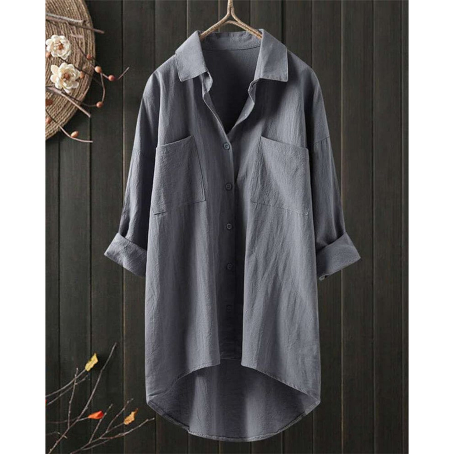 Femmes Blouse Fluide | Coupe Aérienne Manches Longues