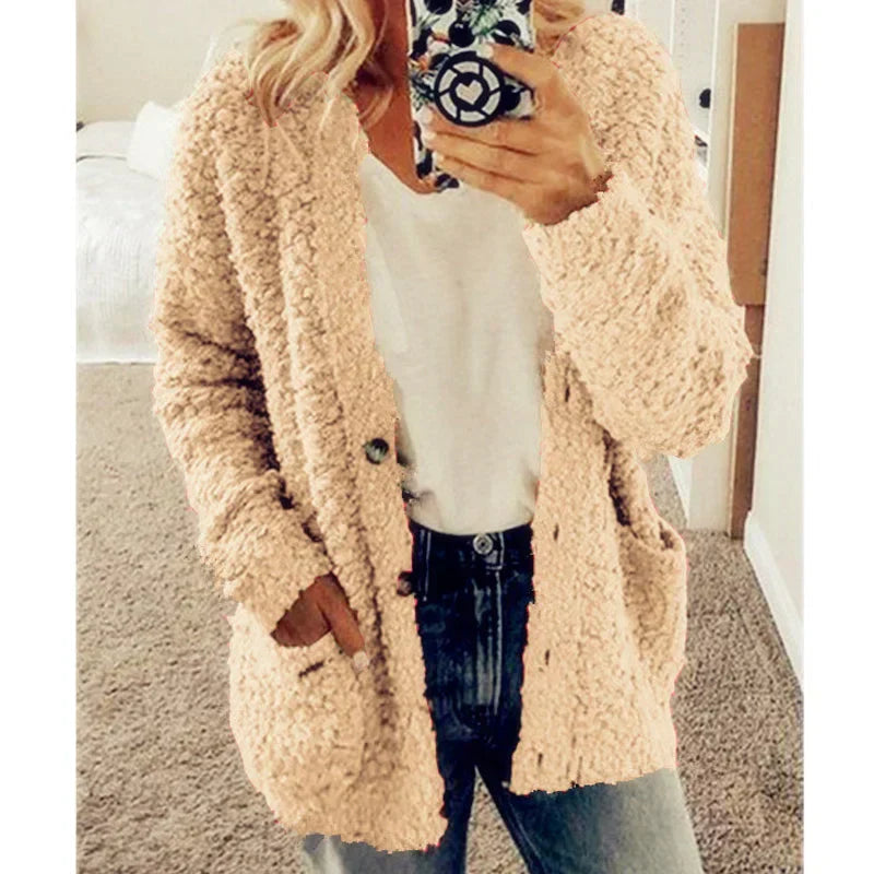 Esarine - Gilet Chaud Ouvert Confort