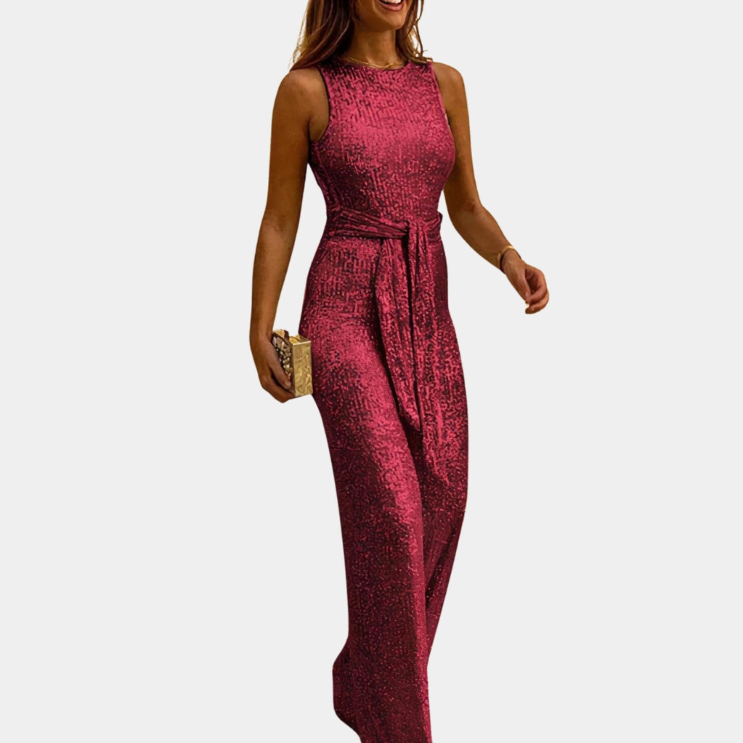 Femmes Combinaison Pailletée | Style Festif