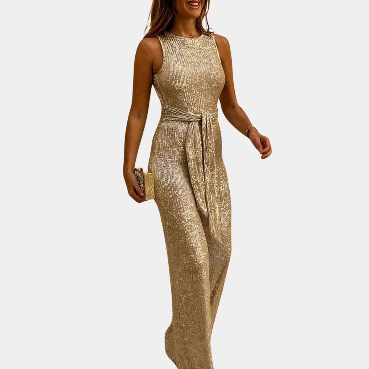 Femmes Combinaison Pailletée | Style Festif