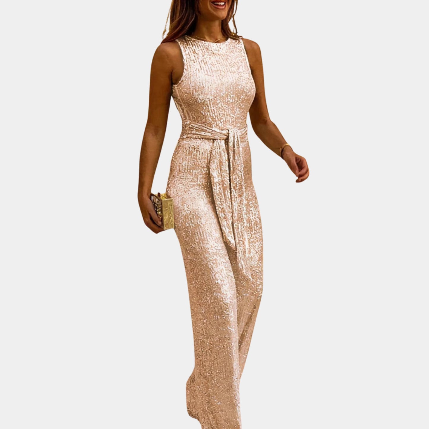 Femmes Combinaison Pailletée | Style Festif