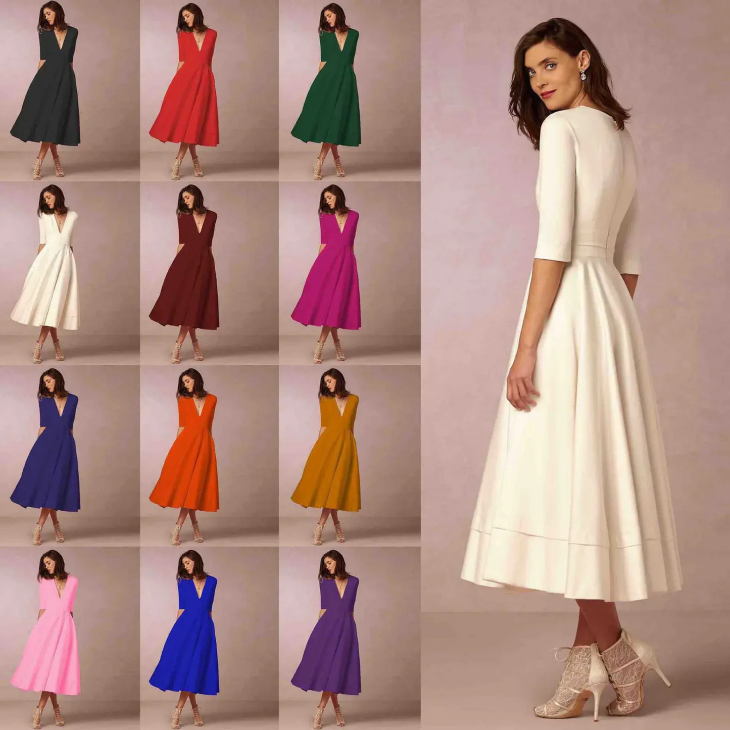 Femmes Robe Princesse | Coupe Classique