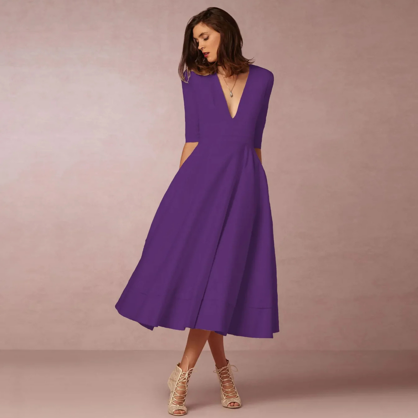 Femmes Robe Princesse | Coupe Classique