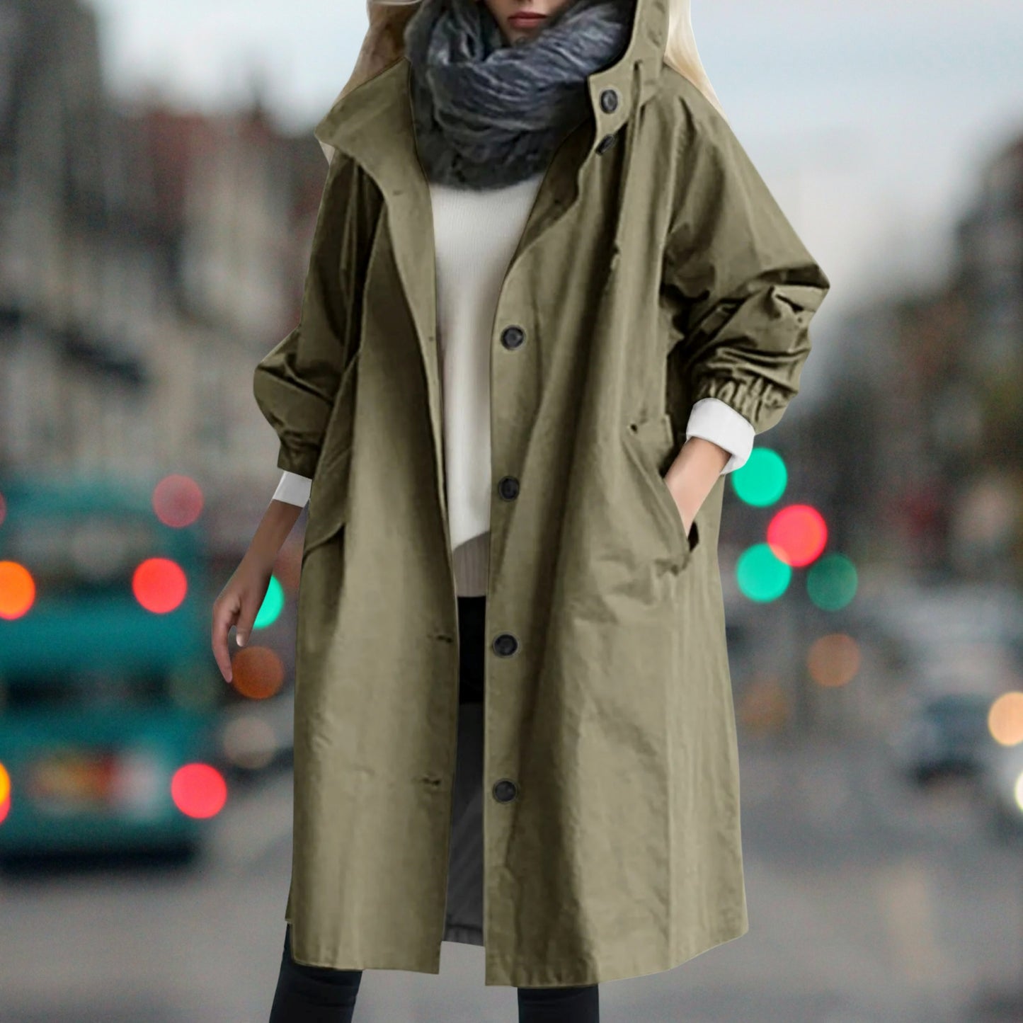 Mahaut | Manteau Imperméable Pour Femme | Capuche