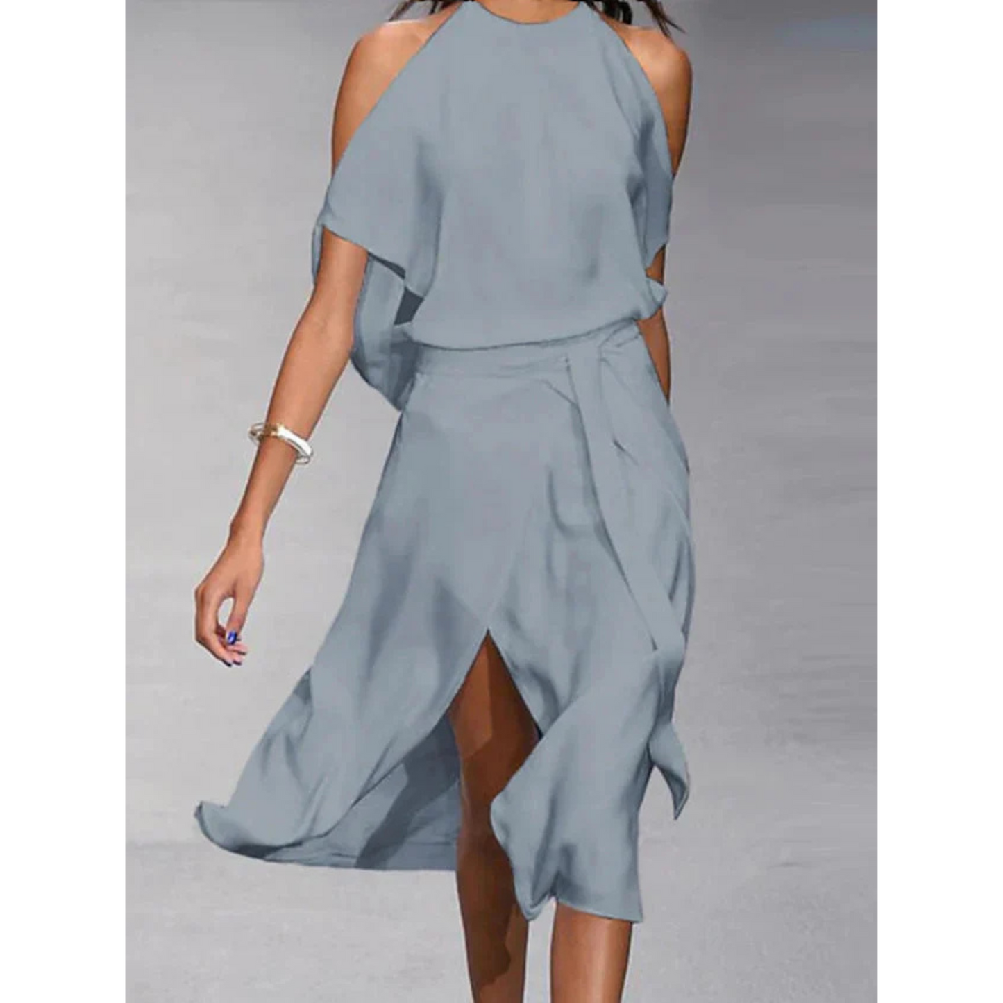Femmes Robe | Épaules Dégagées Moderne