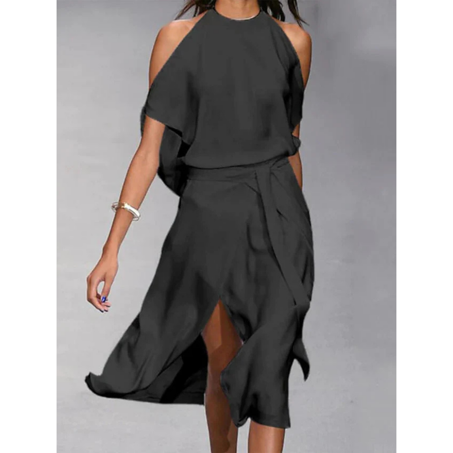 Femmes Robe | Épaules Dégagées Moderne