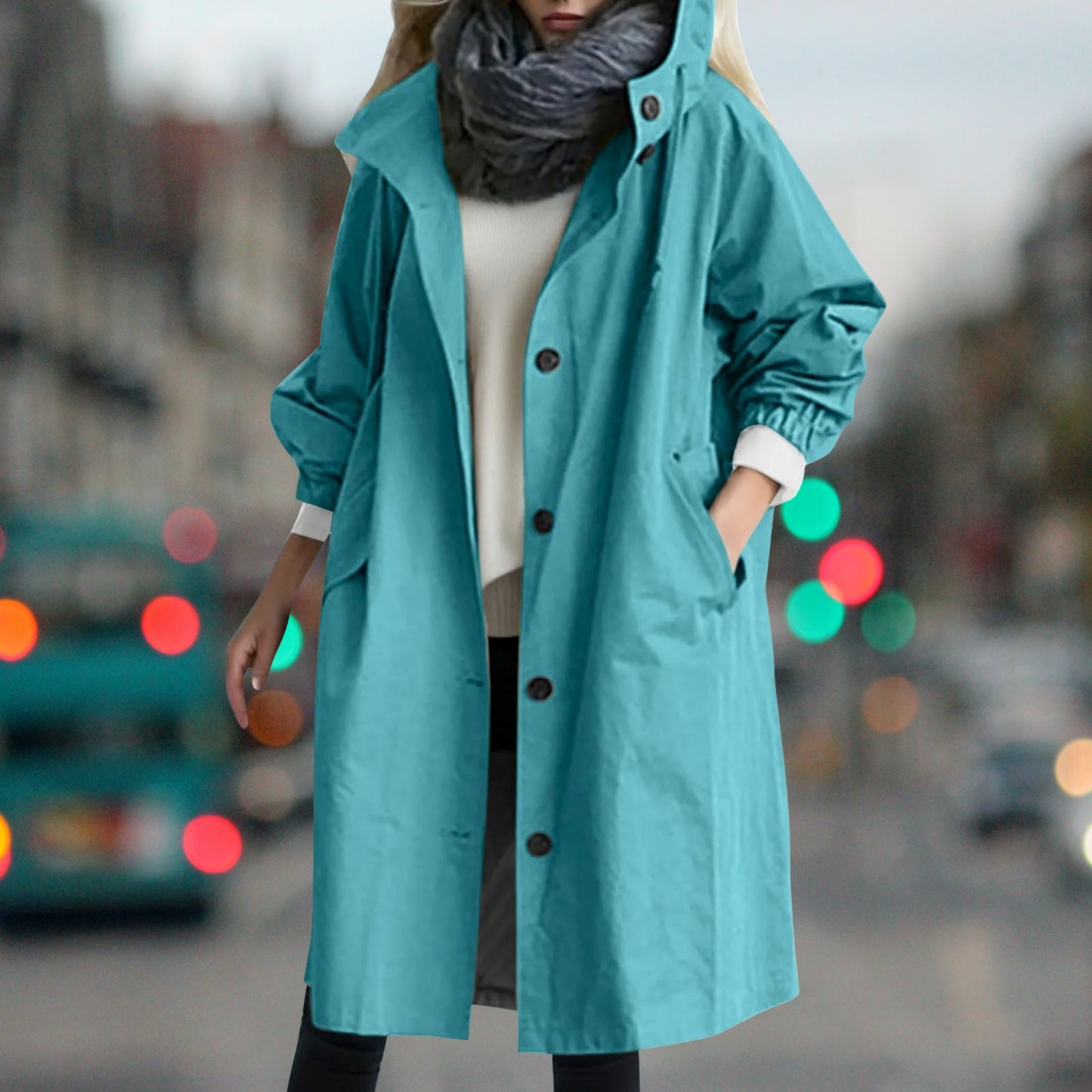 Mahaut | Manteau Imperméable Pour Femme | Capuche