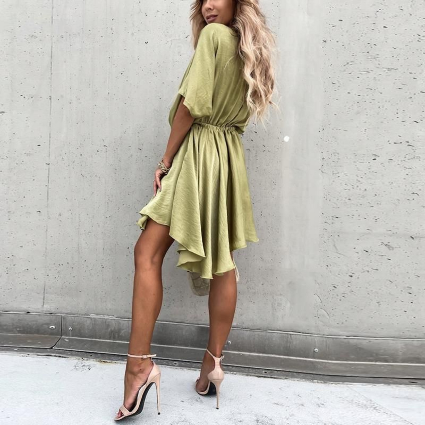 Femmes Robe Boho | V-Neck et Style Festif