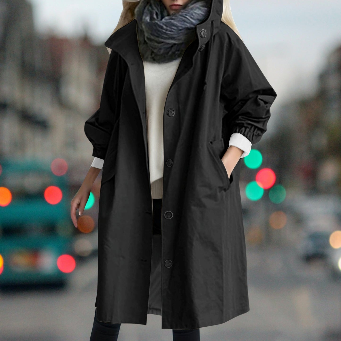 Mahaut | Manteau Imperméable Pour Femme | Capuche