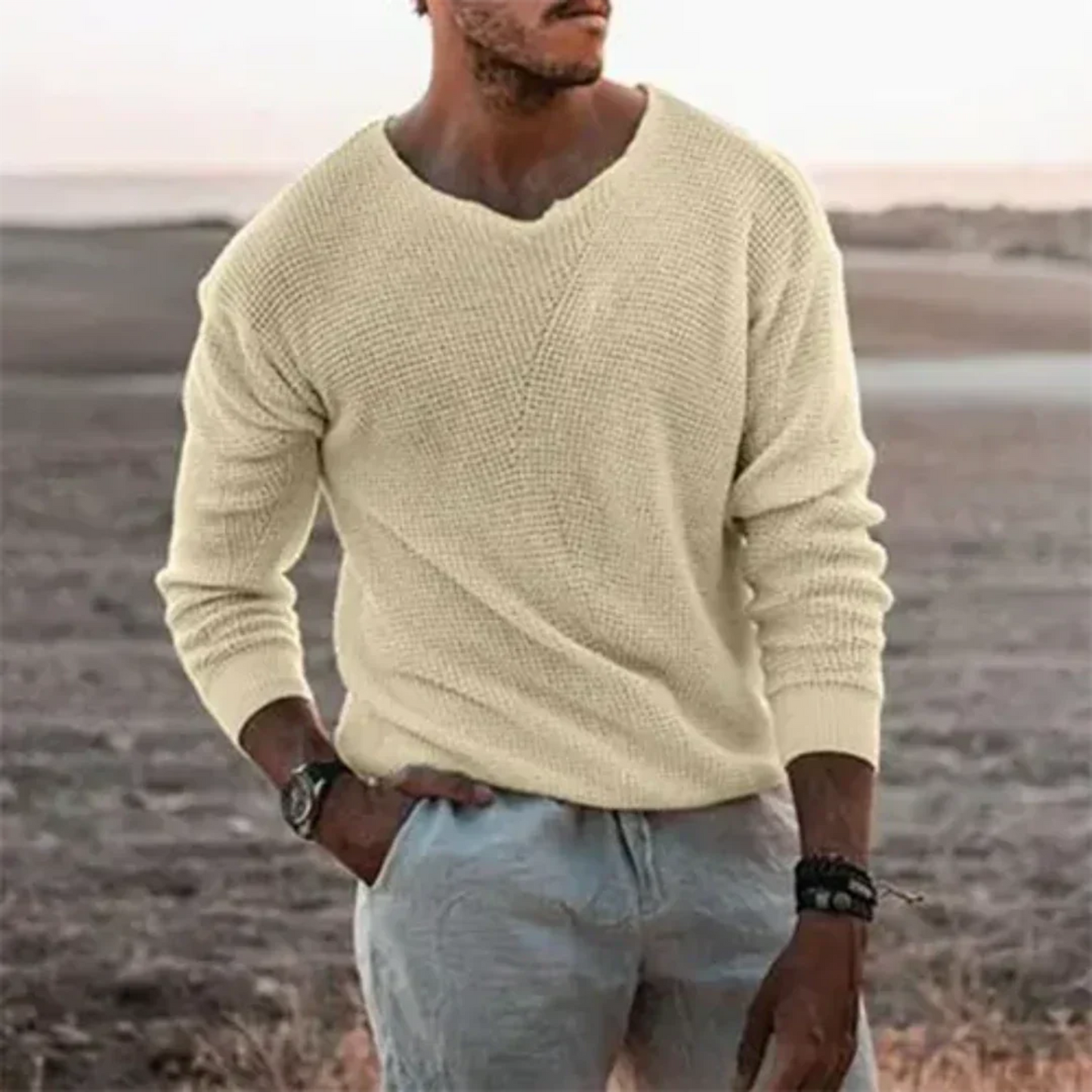 Léopold | Homme Pull Hiver | Maille Douce et Confortable