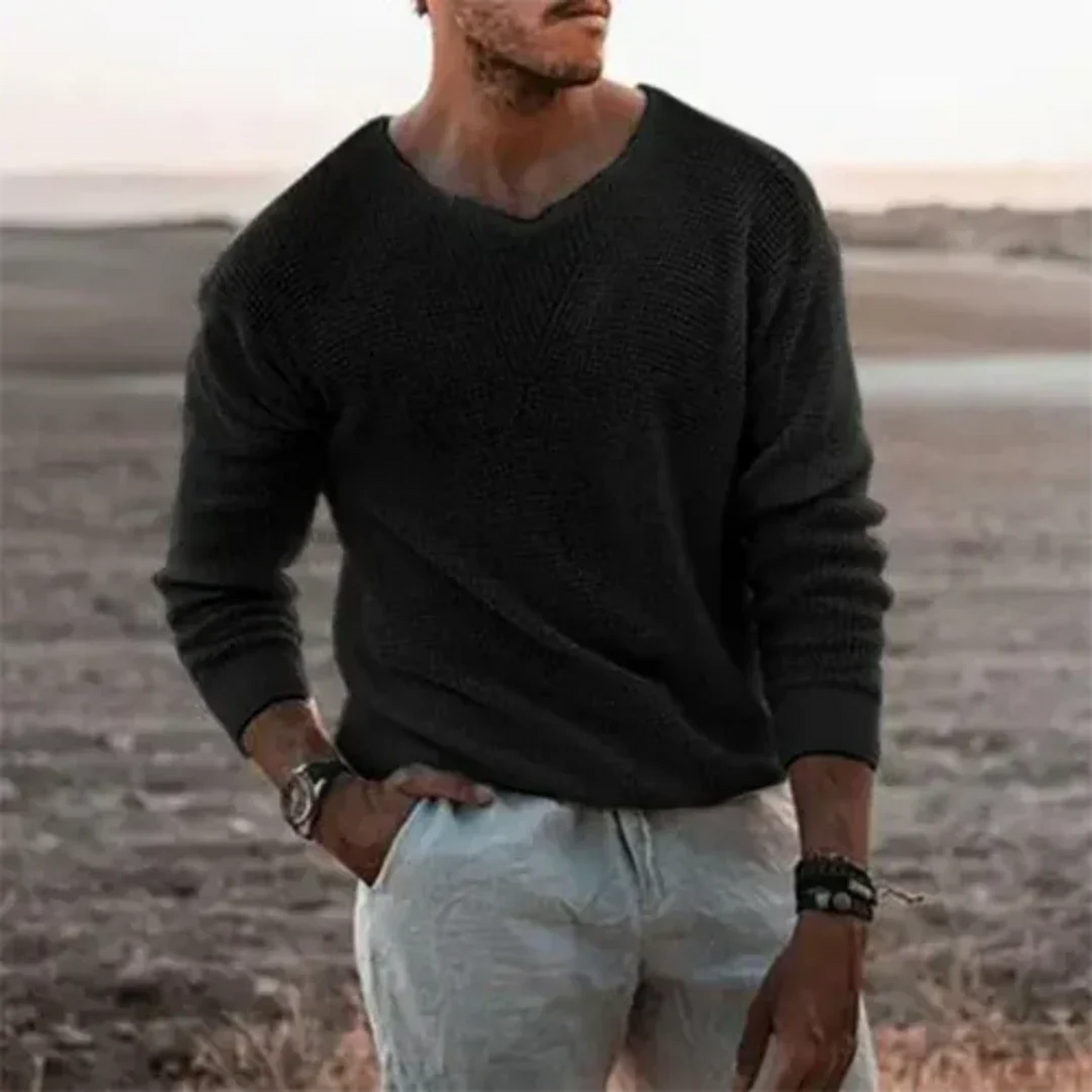 Léopold | Homme Pull Hiver | Maille Douce et Confortable