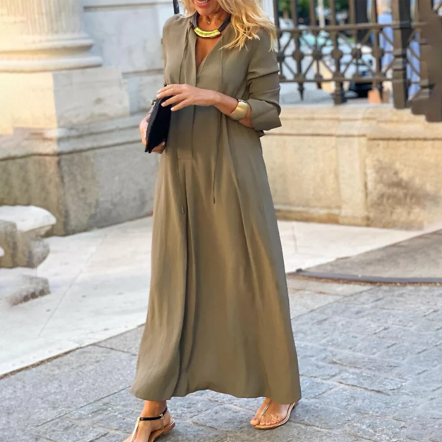 Femmes Robe Maxi | Confortable