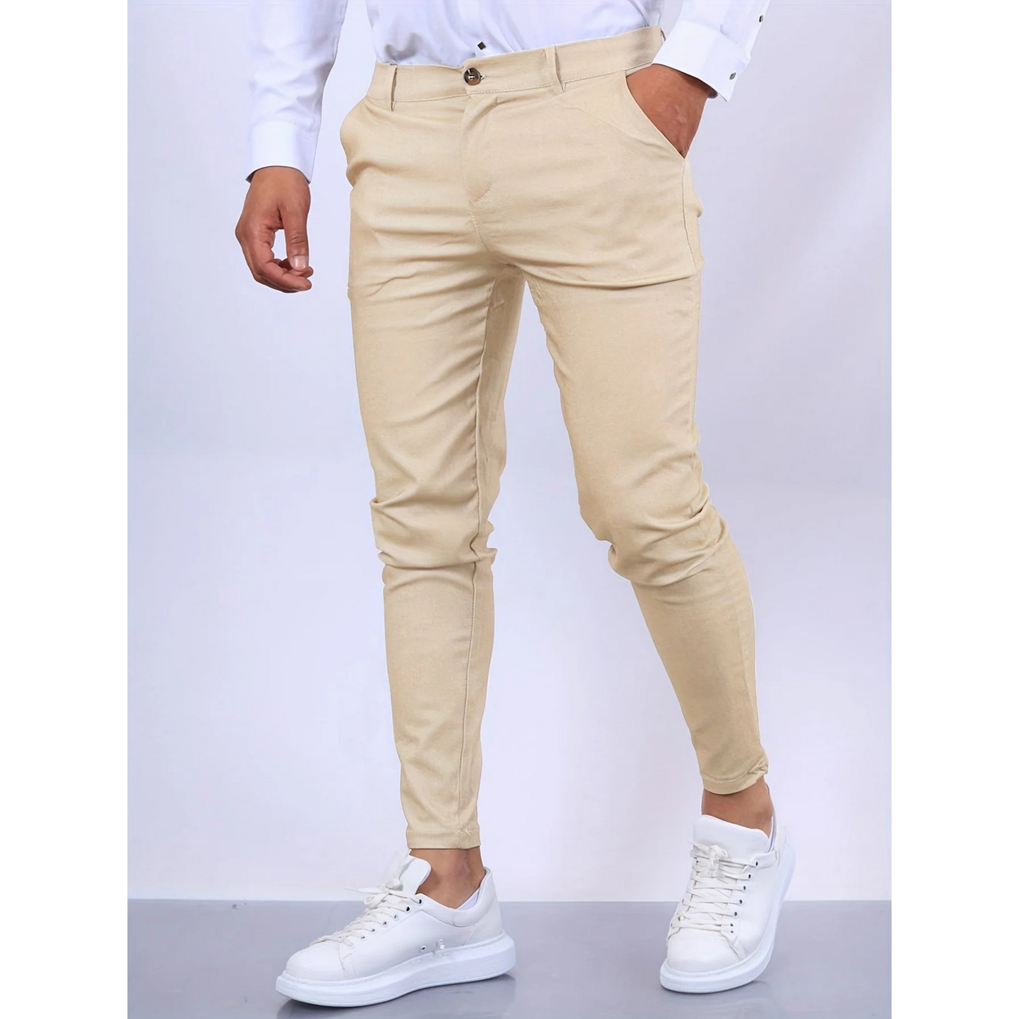 Hommes Pantalon Slim Fit | Design Moderne Chic