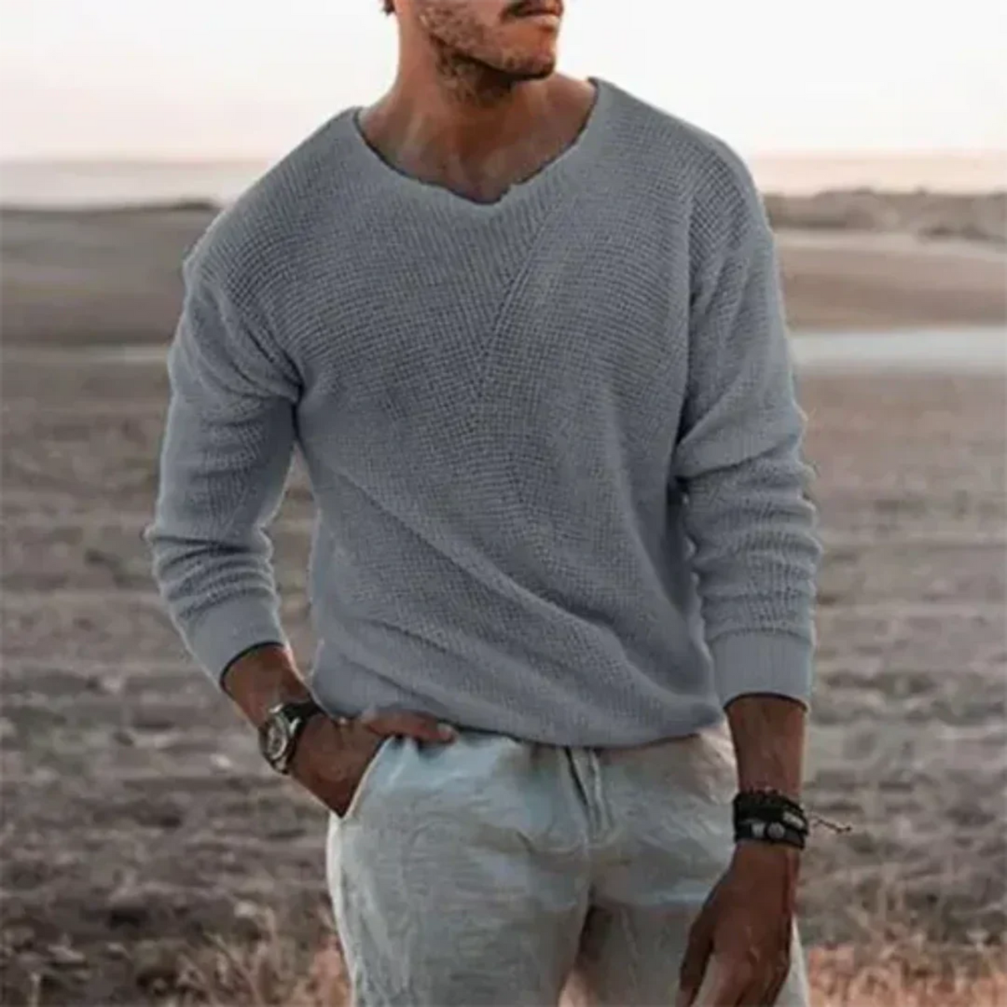 Léopold | Homme Pull Hiver | Maille Douce et Confortable