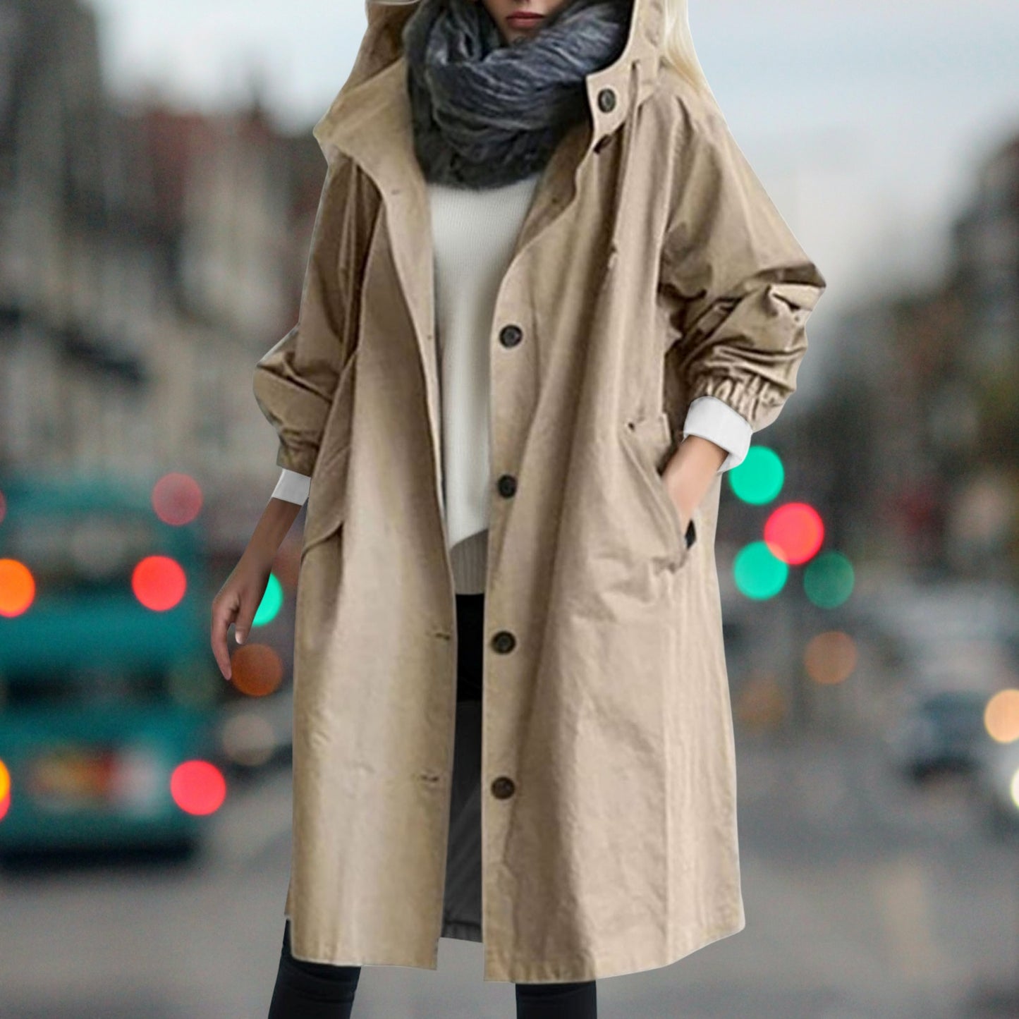 Mahaut | Manteau Imperméable Pour Femme | Capuche