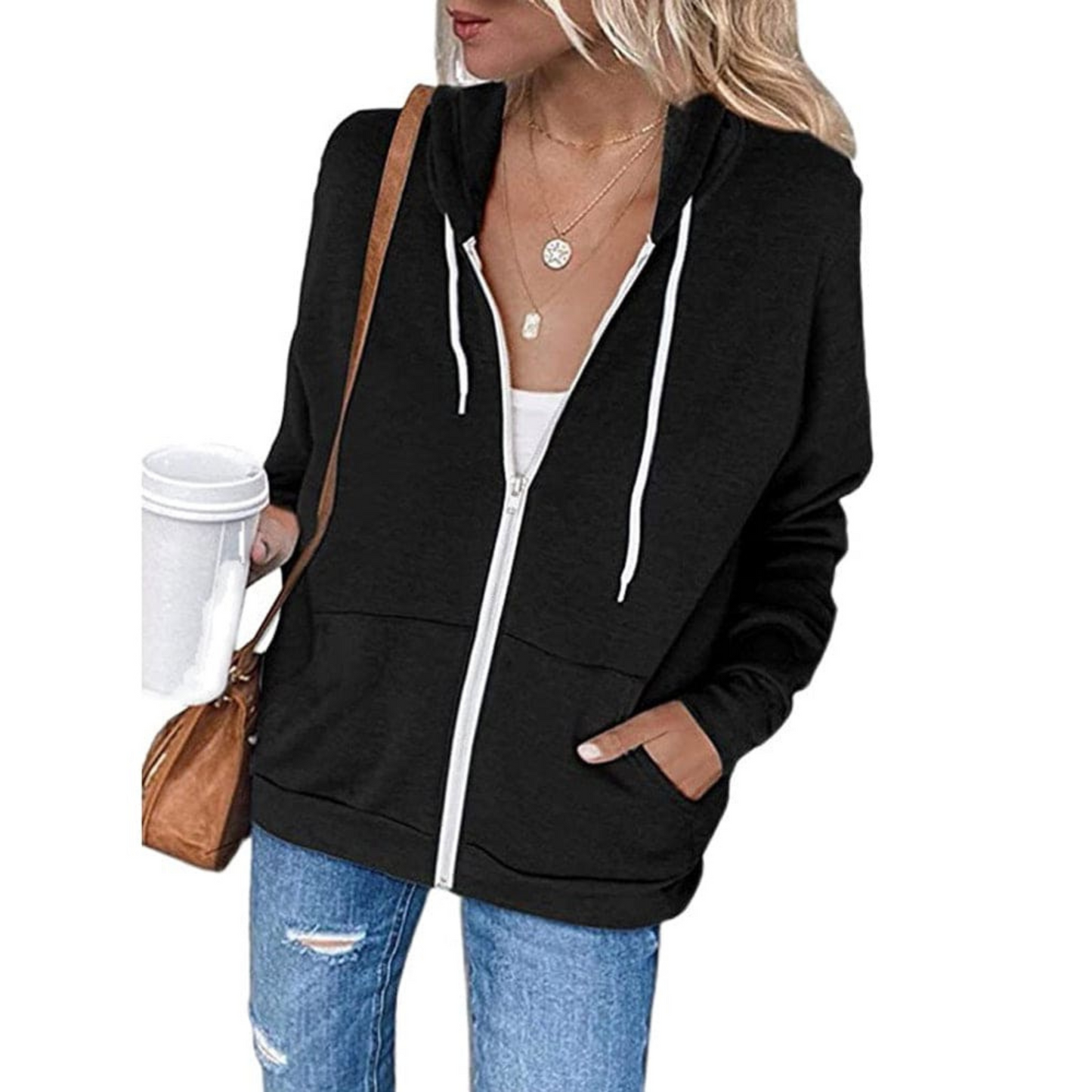 Femmes Sweatshirt | Capuche Moderne