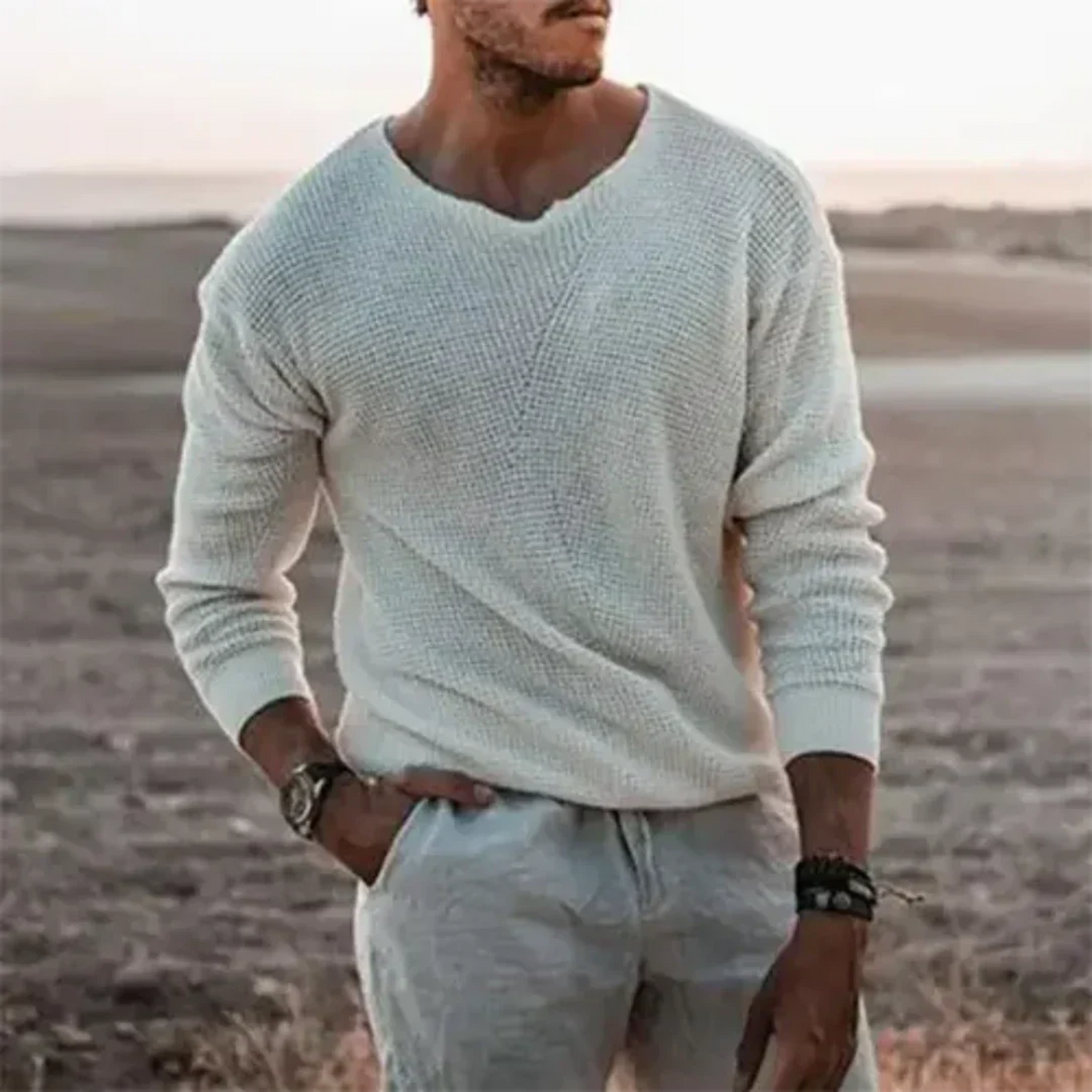 Léopold | Homme Pull Hiver | Maille Douce et Confortable