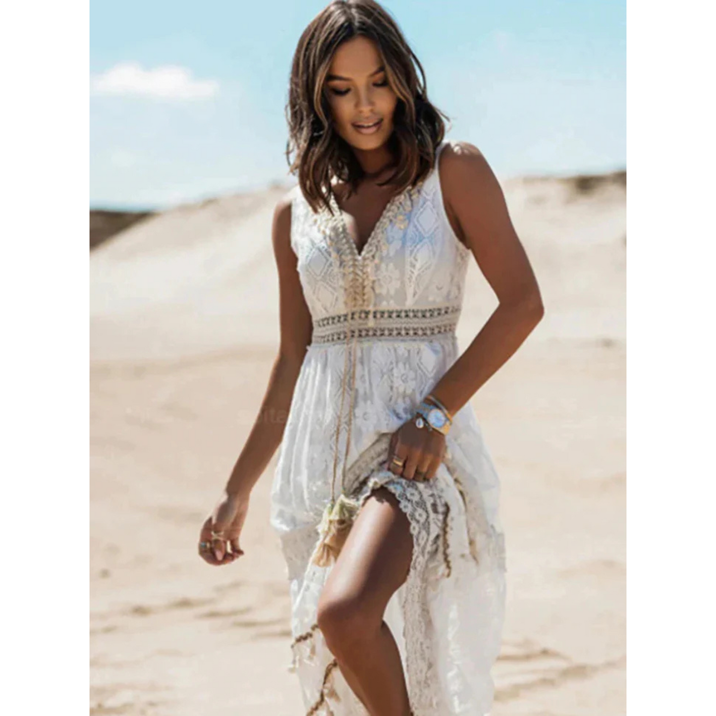 Femmes Robe Maxi | Style Boho