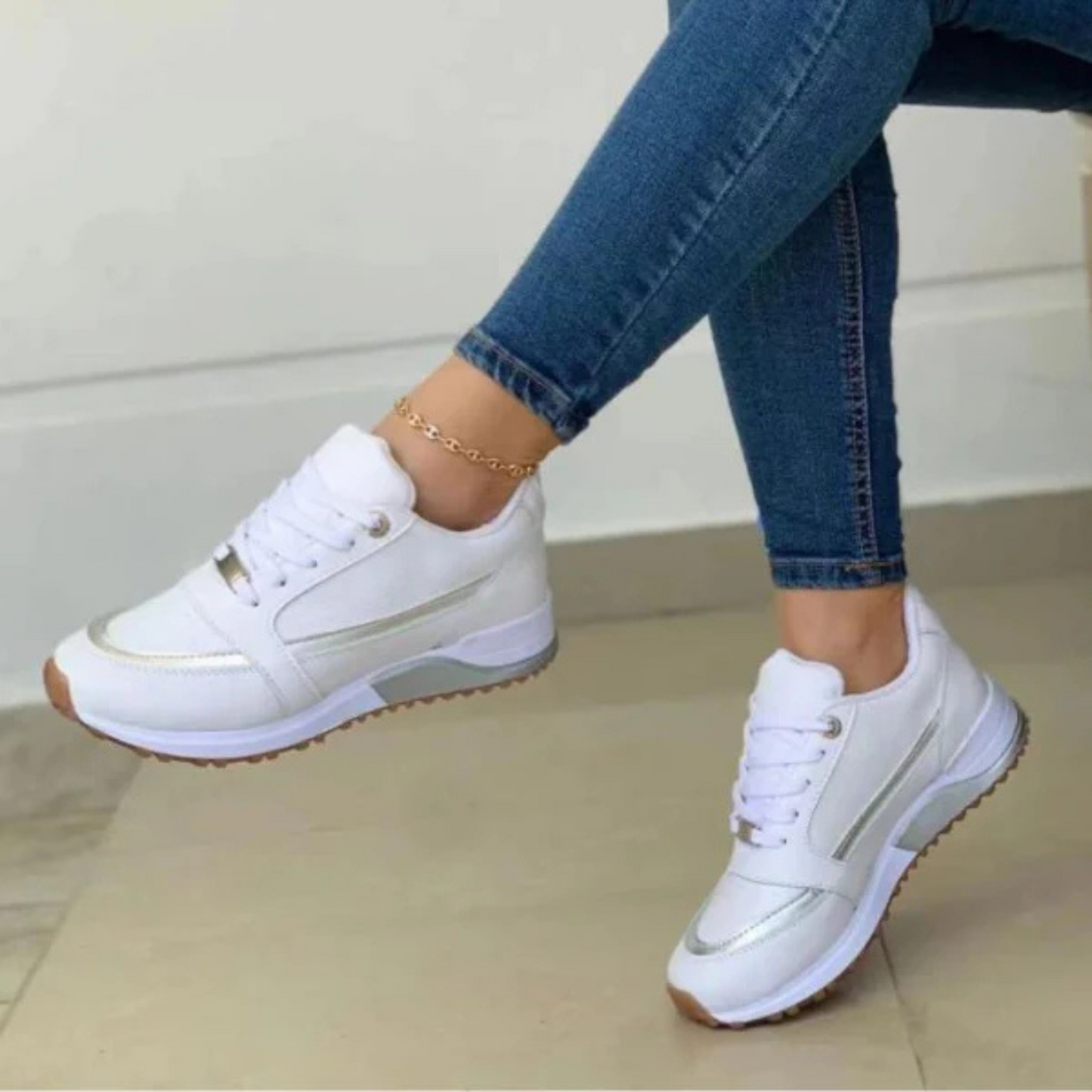 Franceline | Femme Baskets Élégantes | Confort Quotidien