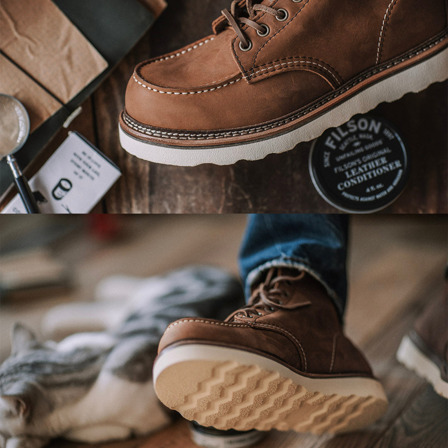Benoît | Homme Bottes De Travail | Cuir Pleine Fleur Étanche