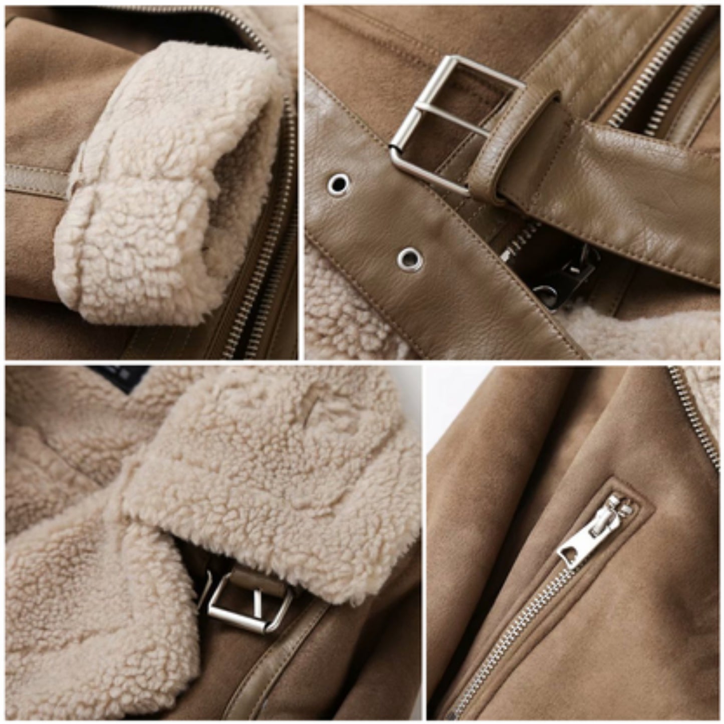 Athénaïs | Veste Biker D'hiver Pour Femme | Chaud