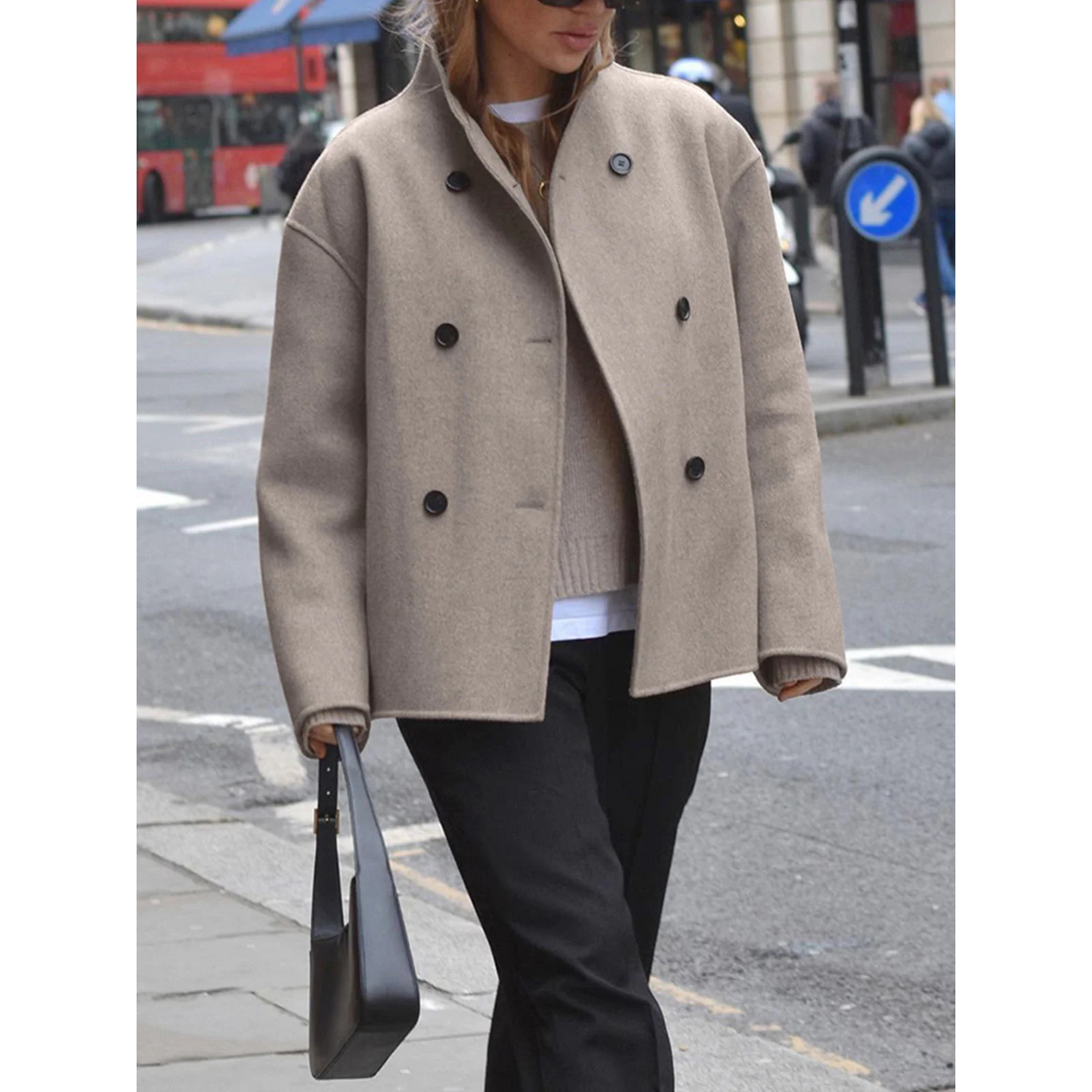 Téodora | Femme Veste Oversized | Chaleur & Confort