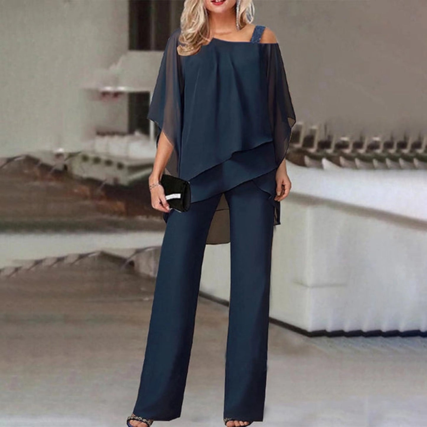 Femmes Ensemble Deux Pièces | Jumpsuit Épaules Dénudées