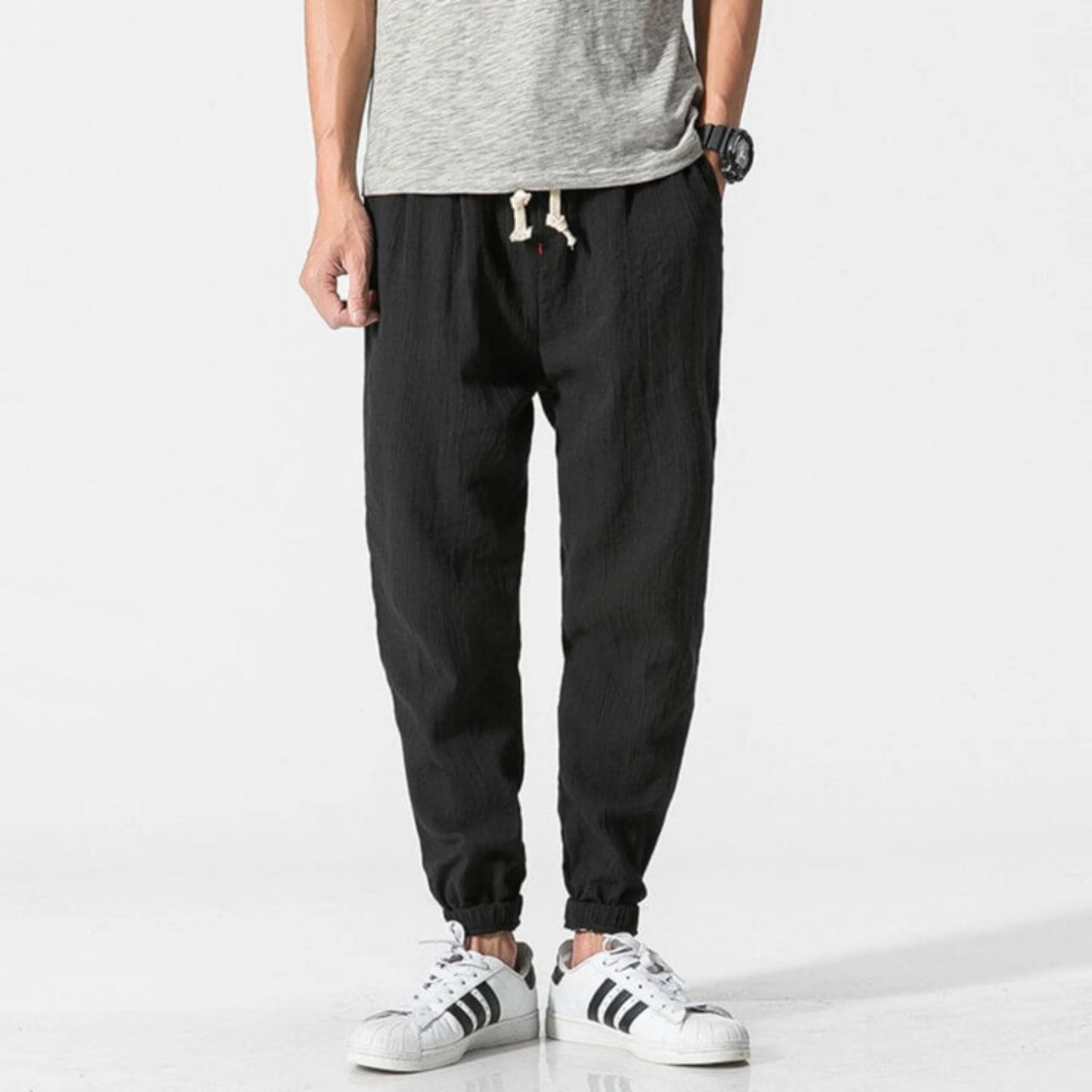 Hommes Pantalon Confort | Léger Doux Respirant