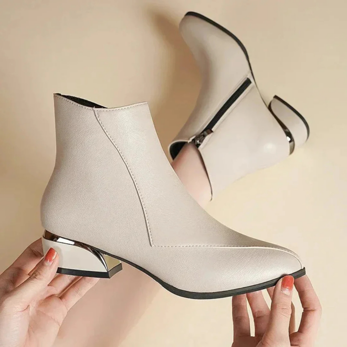 Ombeline | Femme Bottes Hautes | Praticité et Stabilité au Quotidien