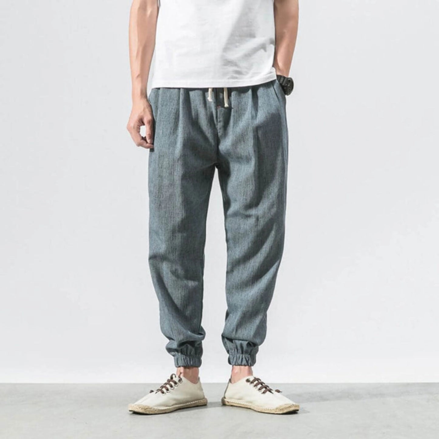 Hommes Pantalon Confort | Léger Doux Respirant