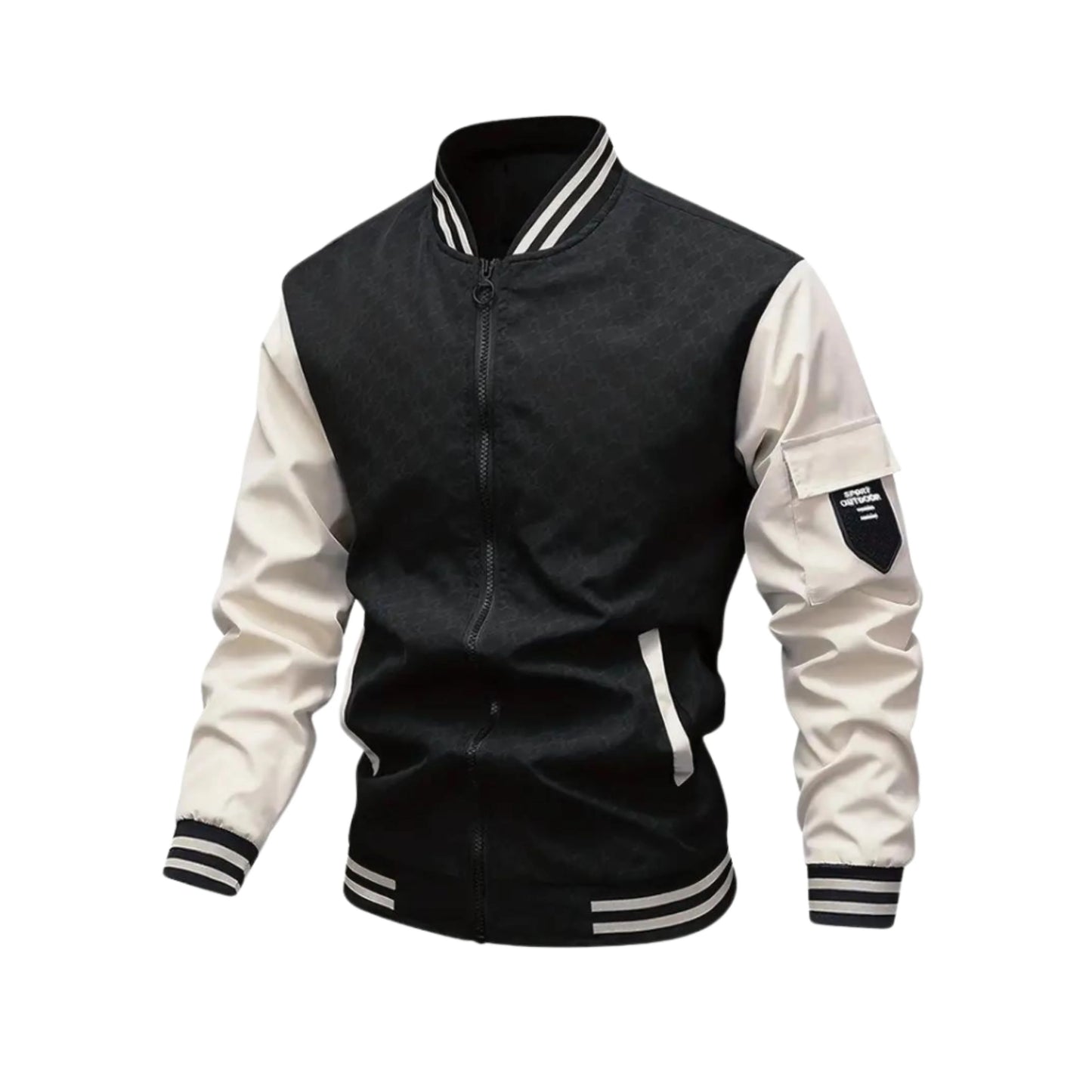 Hommes Veste Bomber Colorblock | Moderne