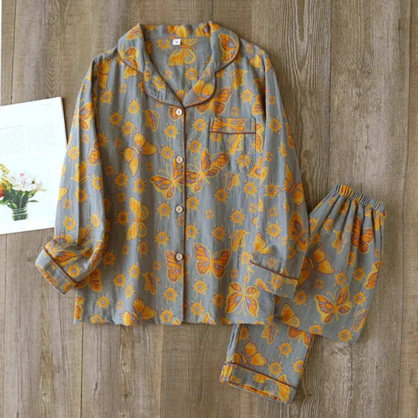 Isabeau | Femme Pyjama Deux Pièces | Tissu Léger et Fluide