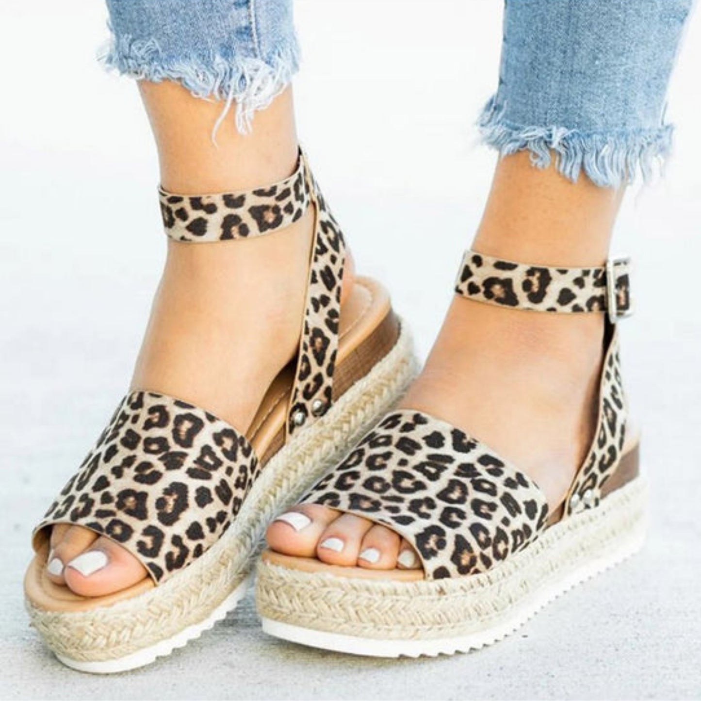 Ouida | Sandales Compensées Pour Femme | Boucle Réglable