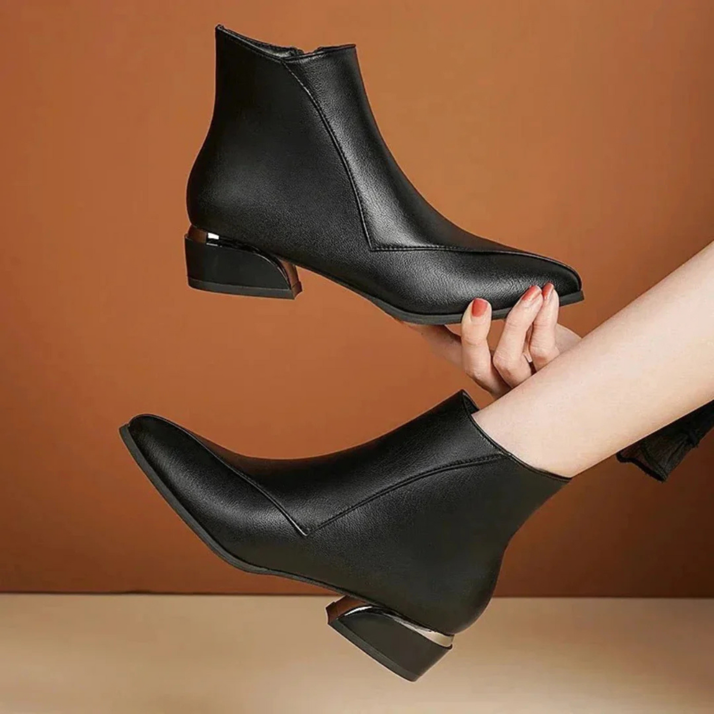 Ombeline | Femme Bottes Hautes | Praticité et Stabilité au Quotidien