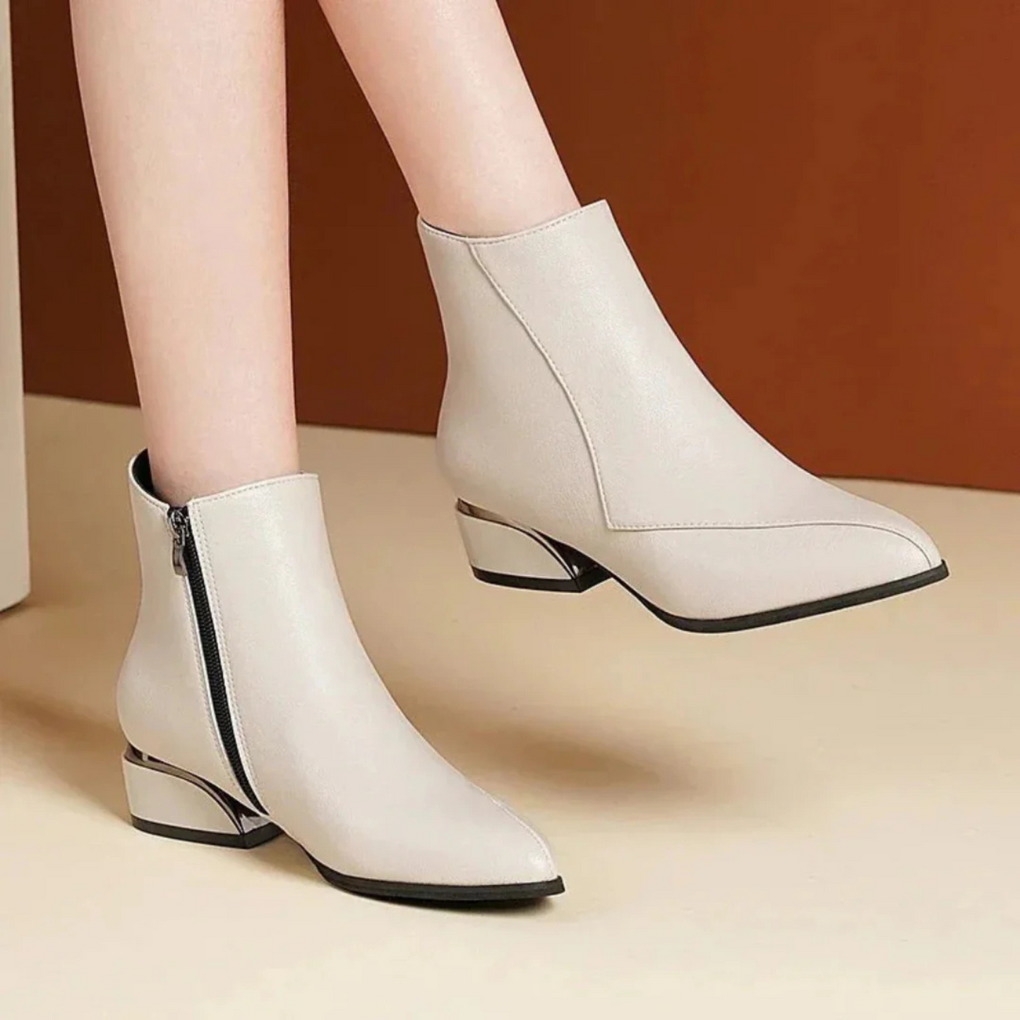 Ombeline | Femme Bottes Hautes | Praticité et Stabilité au Quotidien