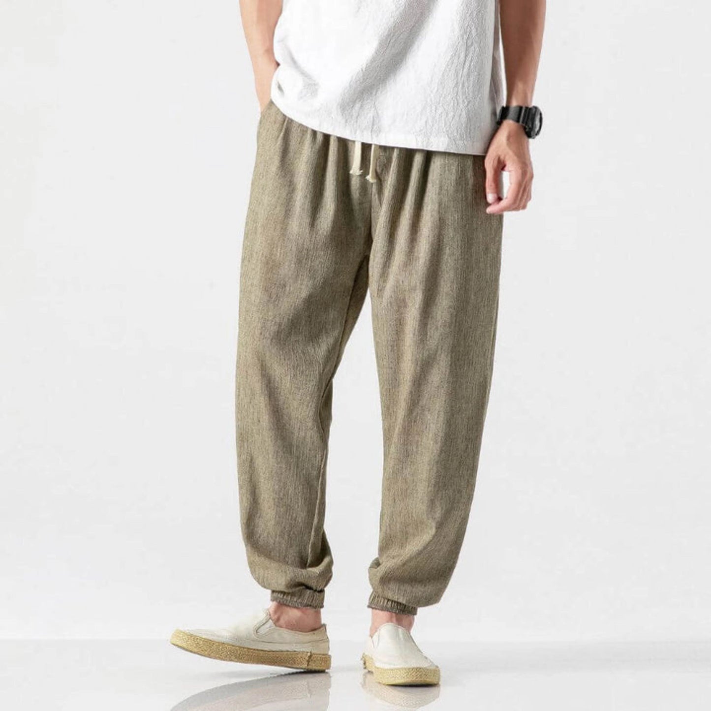 Hommes Pantalon Confort | Léger Doux Respirant