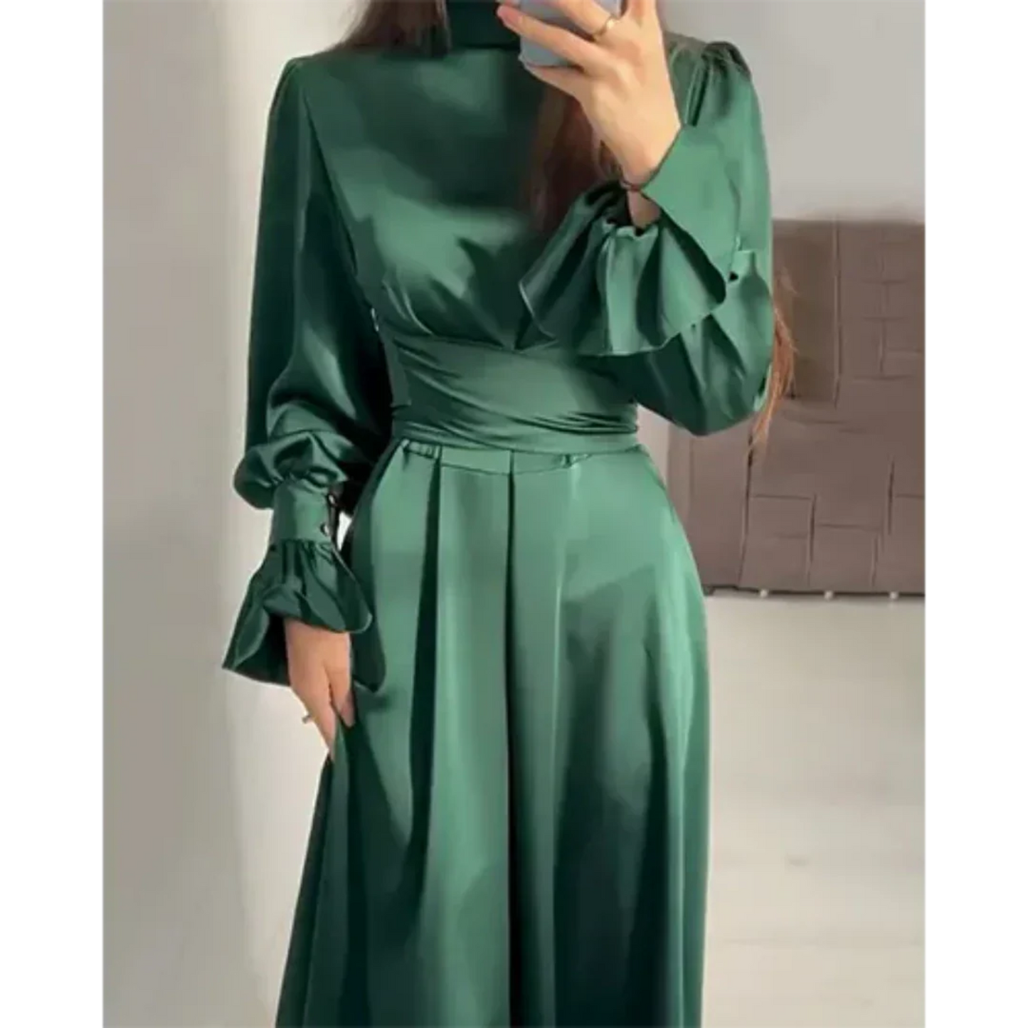 Marcellette | Femme Robe Longue | Coupe Fluide et Élégante