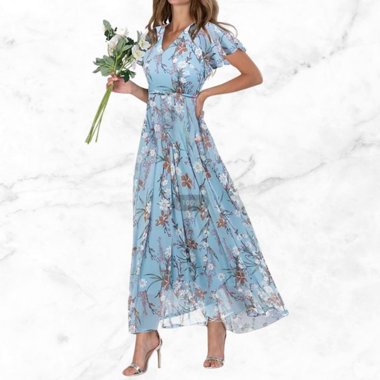 Andréa | Femme Robe Été | Fluide et Confortable