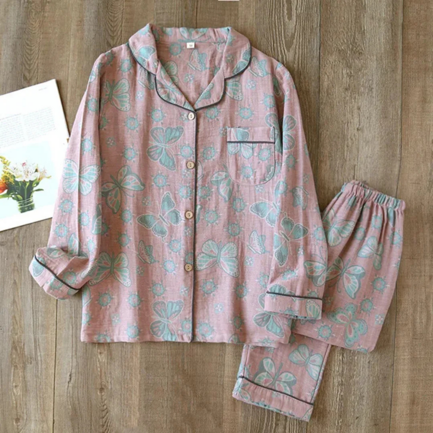 Isabeau | Femme Pyjama Deux Pièces | Tissu Léger et Fluide
