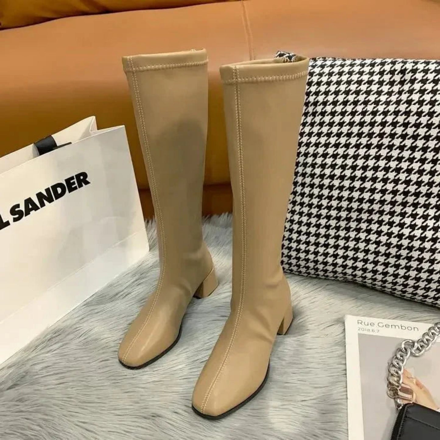 Jennine | Bottes Hautes Pour Femme | Confortable