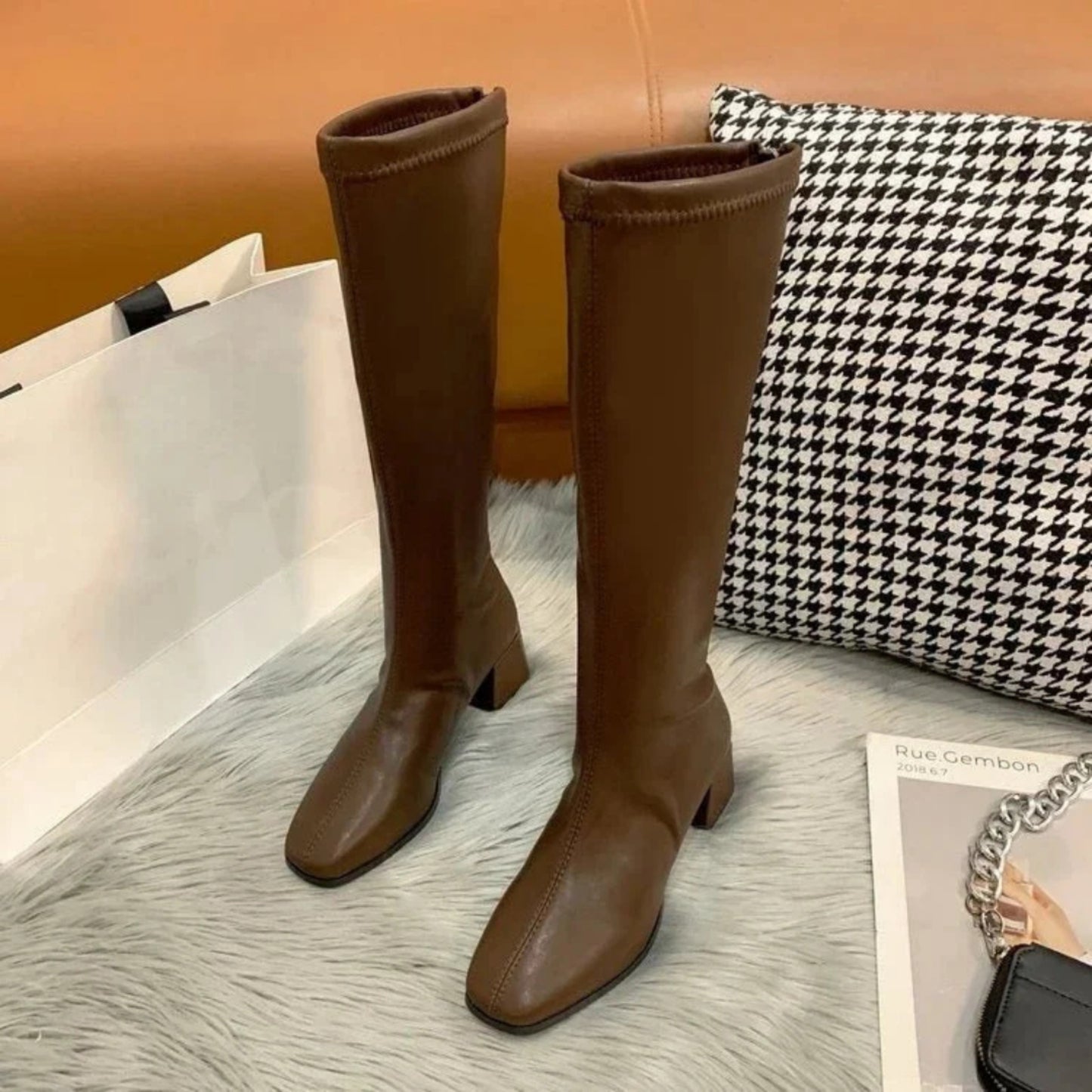 Jennine | Bottes Hautes Pour Femme | Confortable