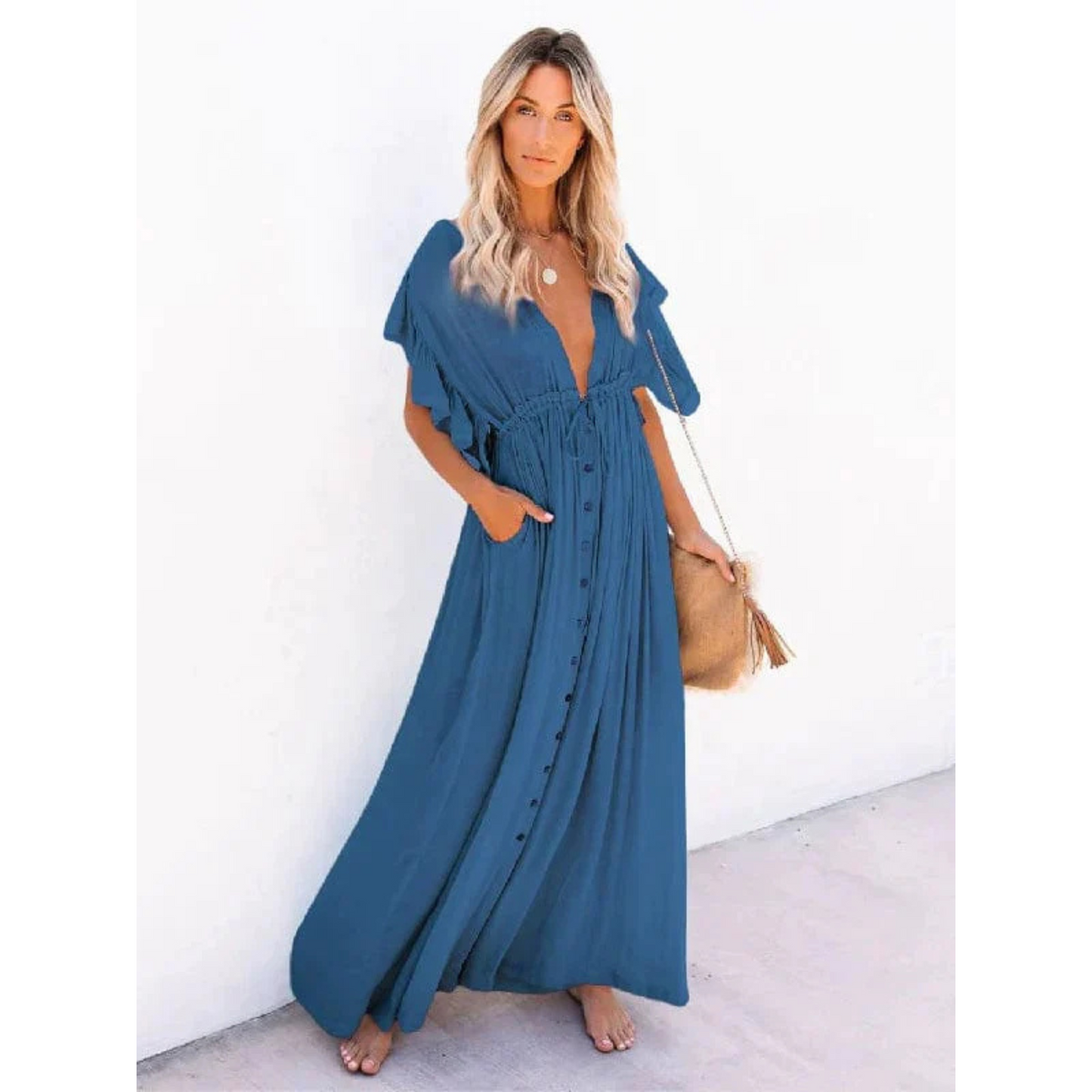 Femmes Robe Maxi Ibiza | Style Plage