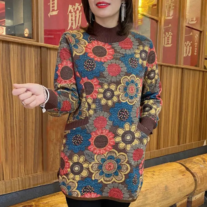 Fabienne-Marie - Pull Confortable Fleece