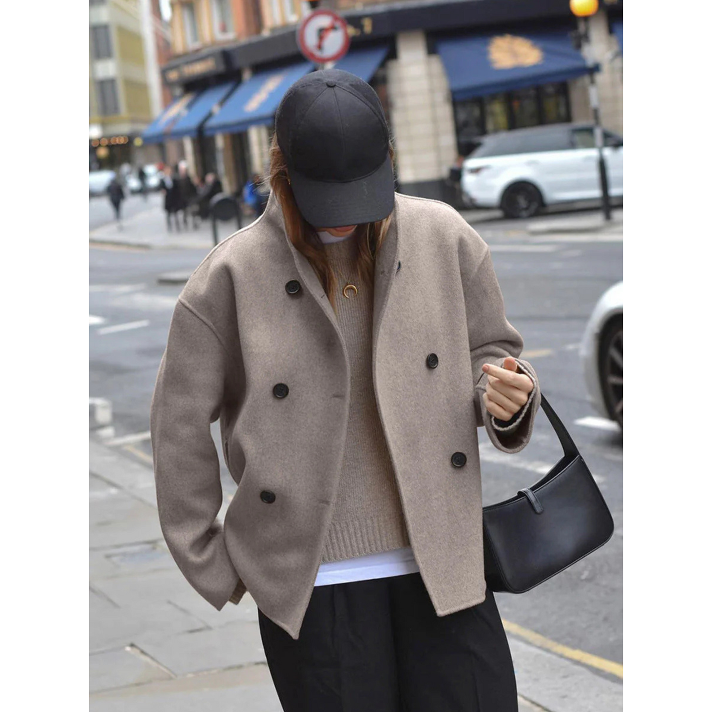 Téodora | Femme Veste Oversized | Chaleur & Confort