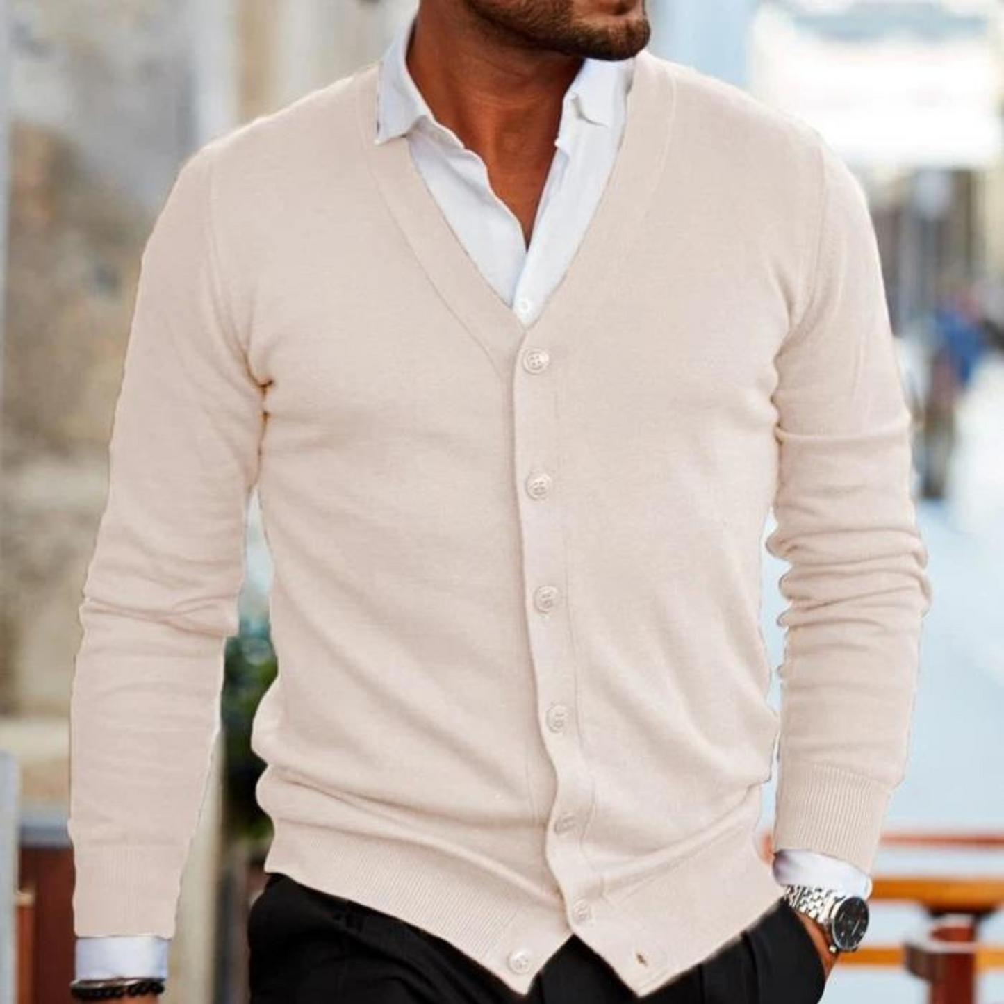 Salomon | Cardigan Homme | Maille Douce et Chaude