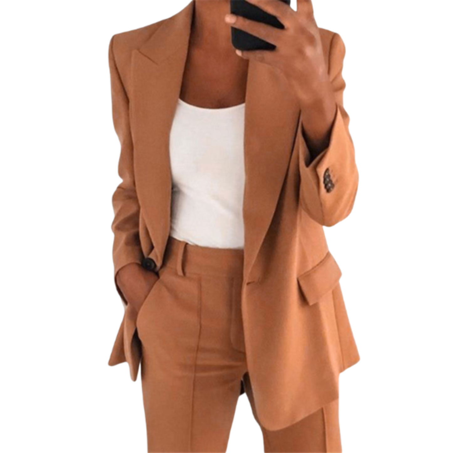 Élle | Ensemble Blazer Femme | Tissu Infroissable