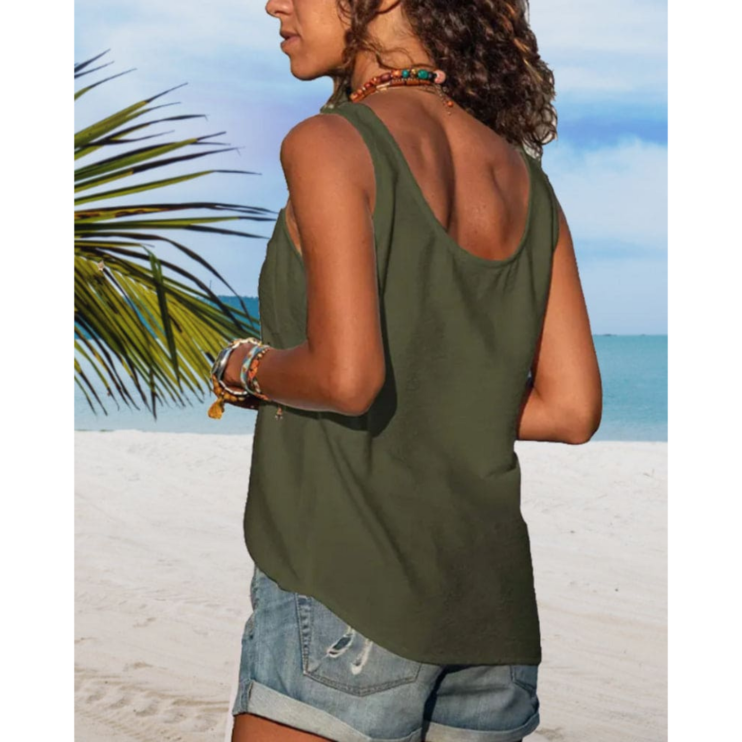 Armance | Femme Top | Coupe Fluide et Col V