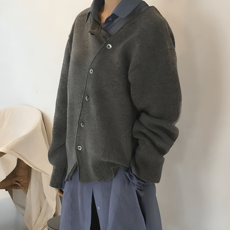 Lena - Pull Boutonné Chic